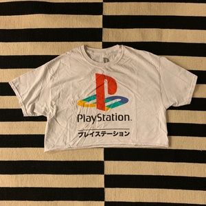Forever 21 Vintage PlayStation Crop Tee